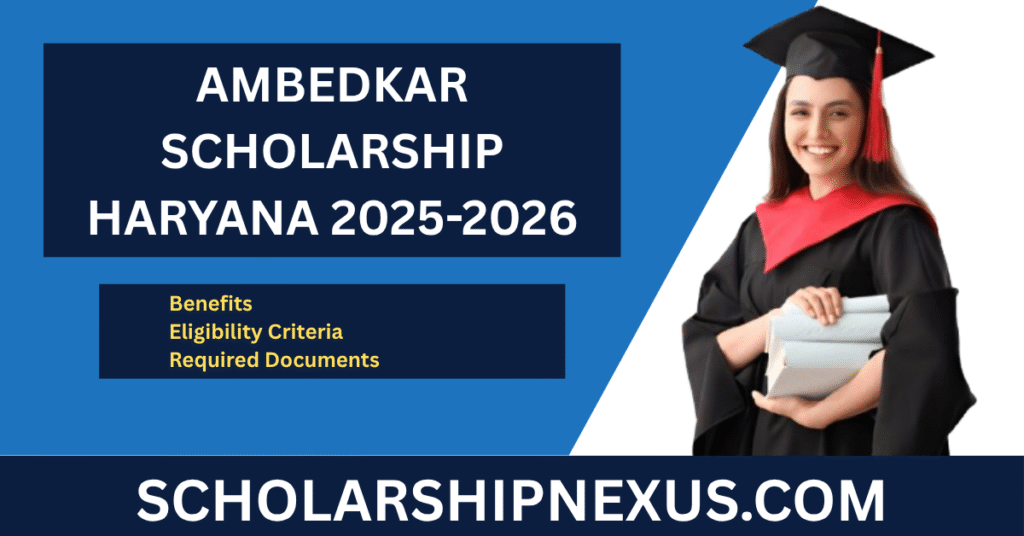 Ambedkar Scholarship Haryana
