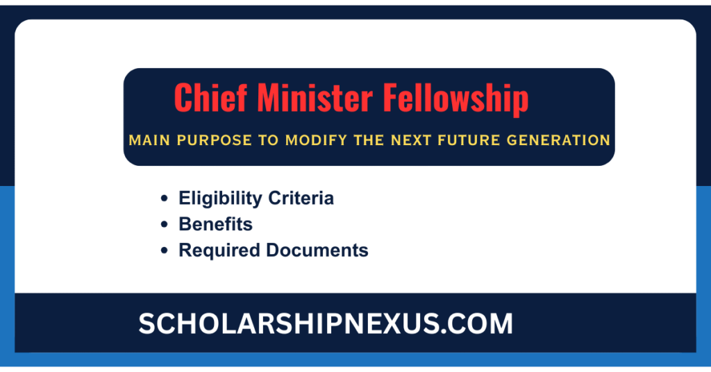 Chief Minister Fellowship