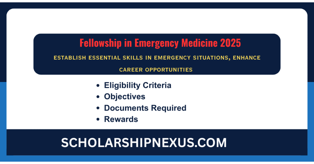 Fellowship in Emergency Medicine 2025