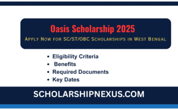 Oasis Scholarship