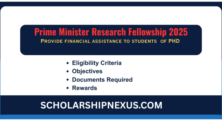 Prime Minister Research Fellowship 2025