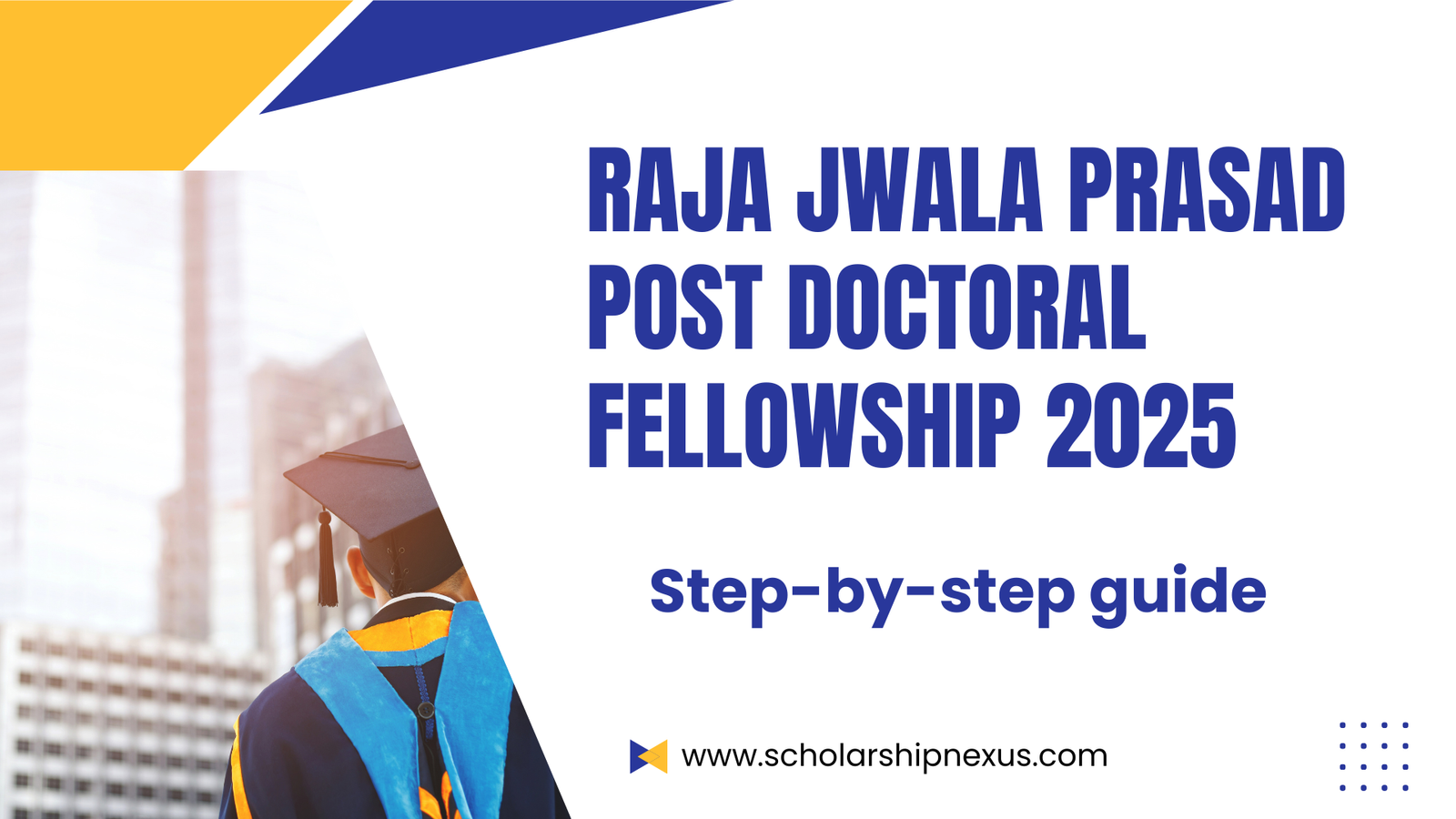 Raja Jwala Prasad Post Doctoral Fellowship 2025