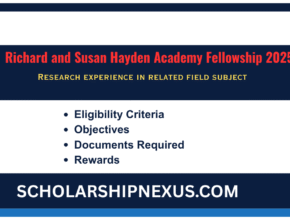 Richard and Susan Hayden Academy Fellowship 2025