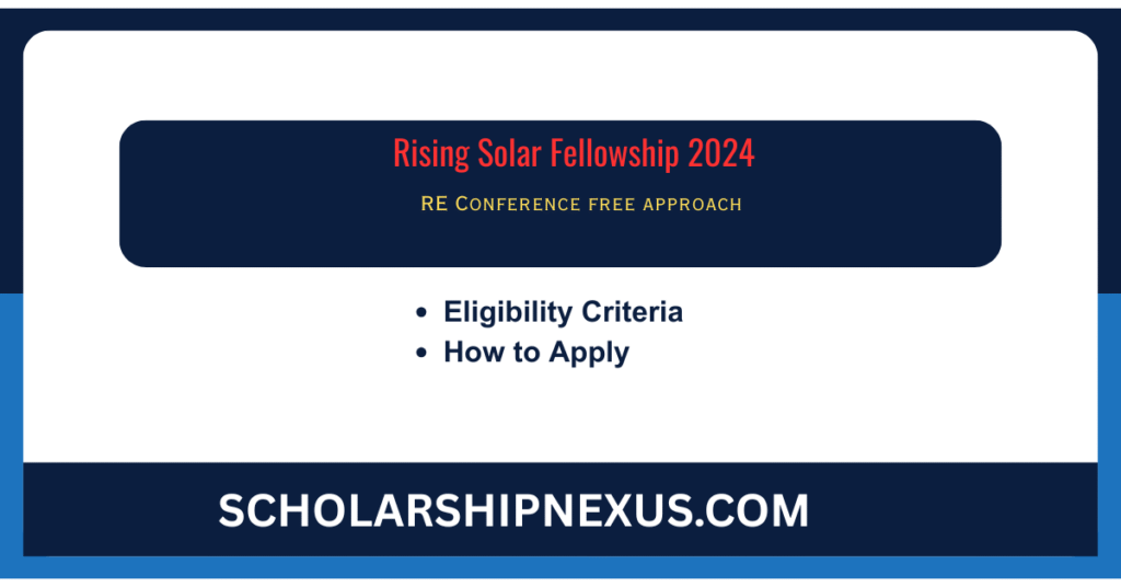 Rising Solar Fellowship 2024