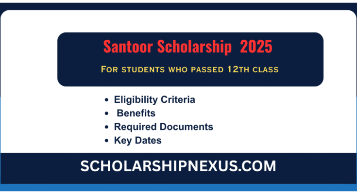 Santoor Scholarship