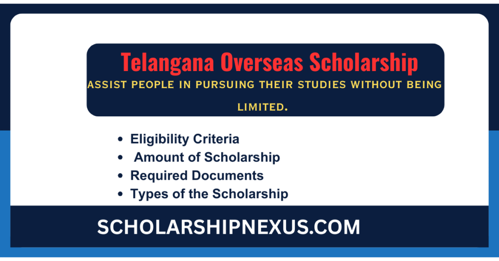 Telangana Overseas Scholarship