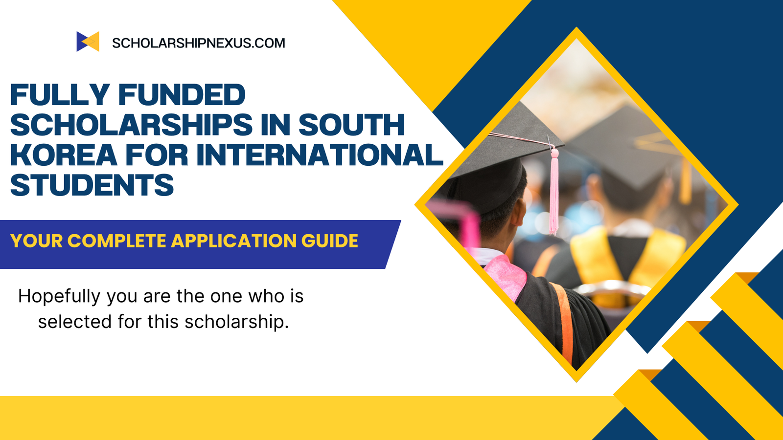 Fully Funded Scholarships in South Korea for International Students