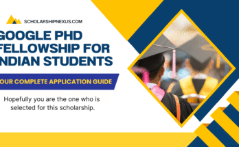 Google PhD Fellowship for Indian Students