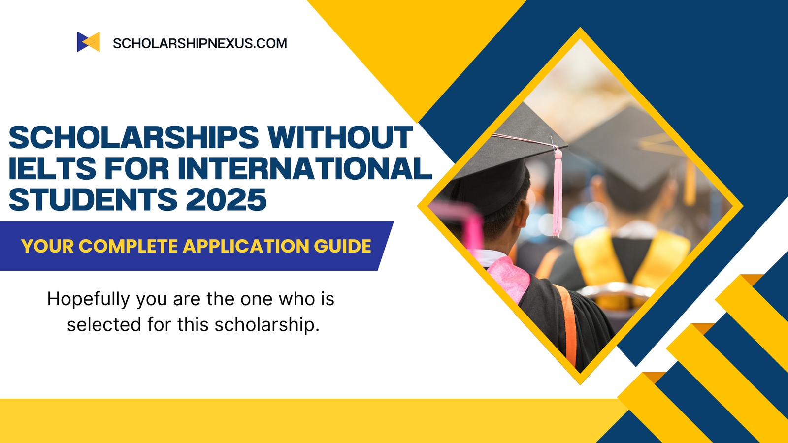 Scholarships without IELTS for International Students