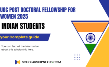 UGC Post Doctoral Fellowship for Women 2025
