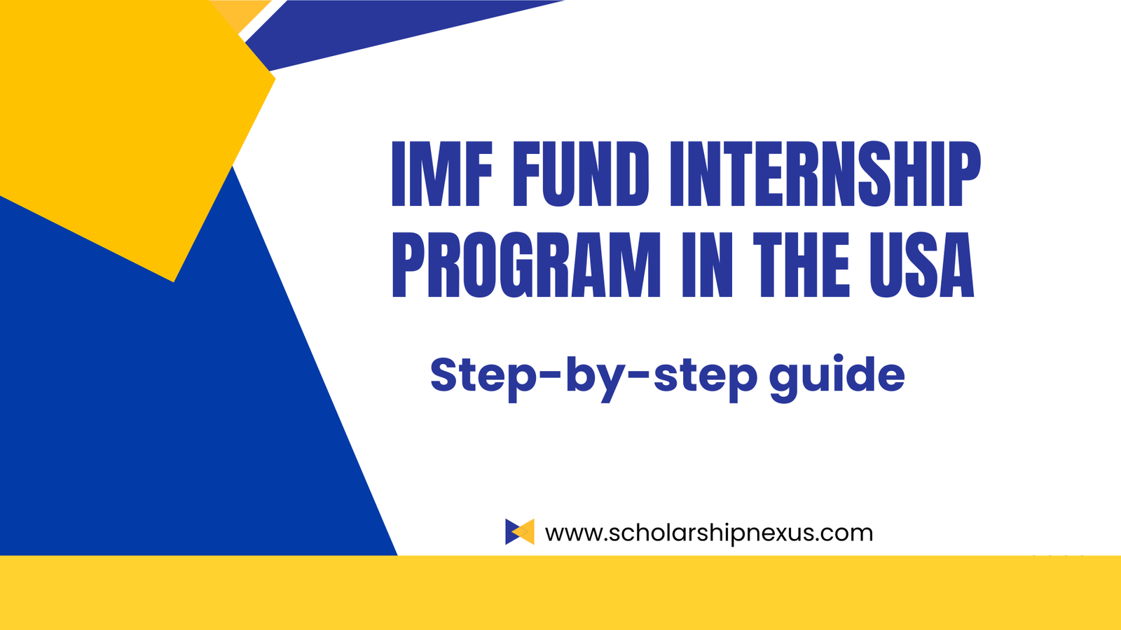 IMF Fund Internship Program in the USA