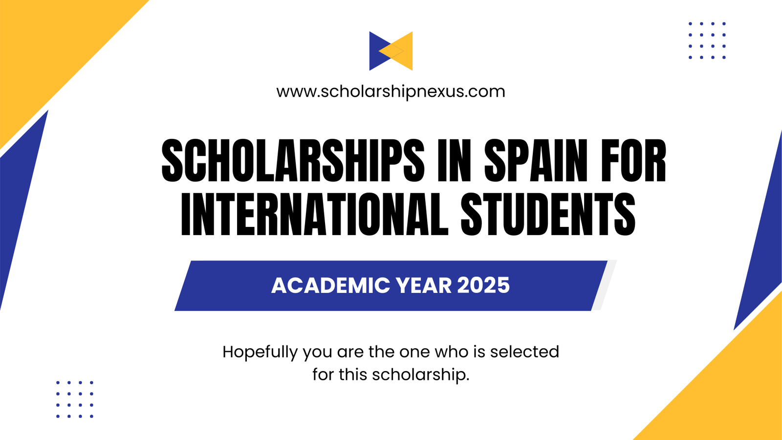 Scholarships in Spain for International Students