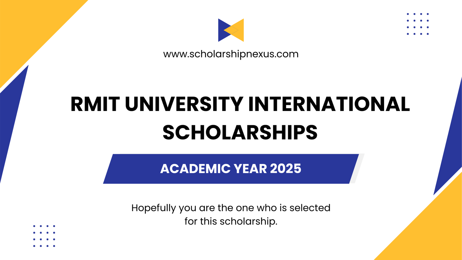 RMIT University International Scholarships
