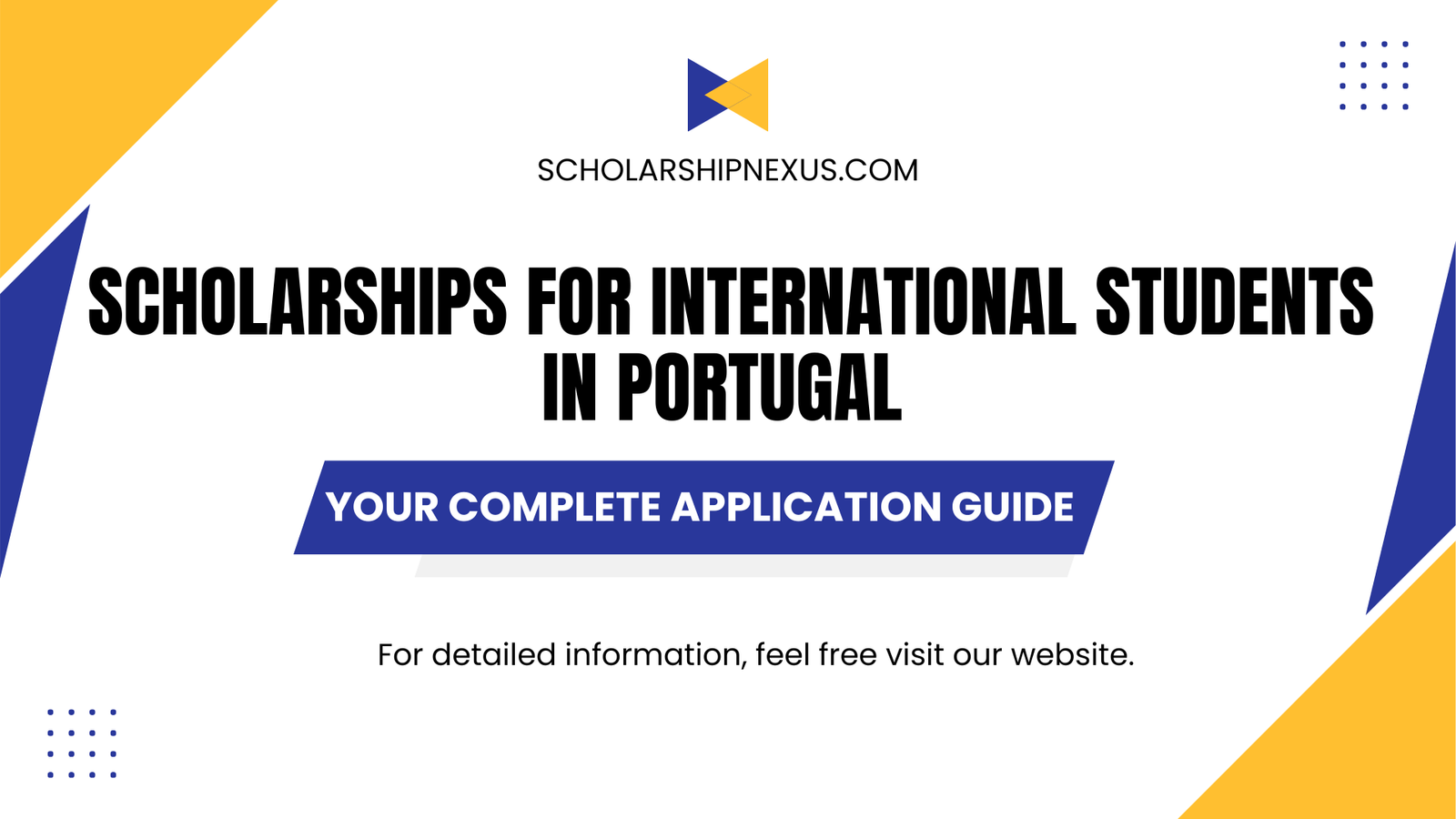Scholarships for International Students in Portugal