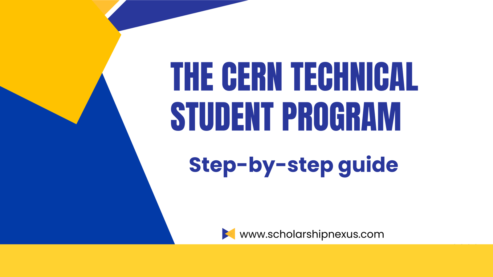 The CERN Technical Student Program